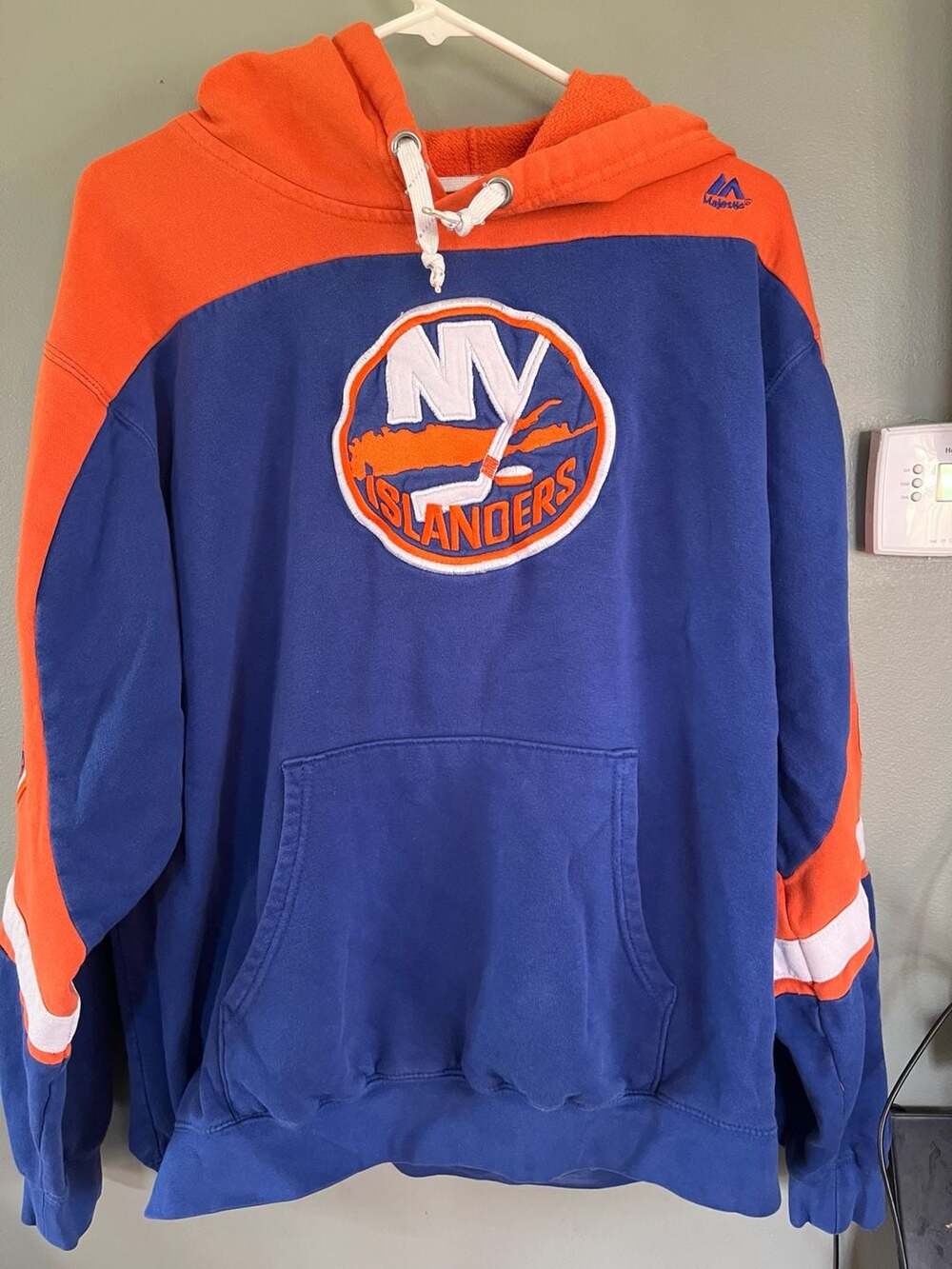 Majestic New York Islanders NHL Hoodie Size Large
